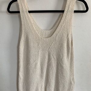 Madewell Monterey Sweater Tank Cream XS